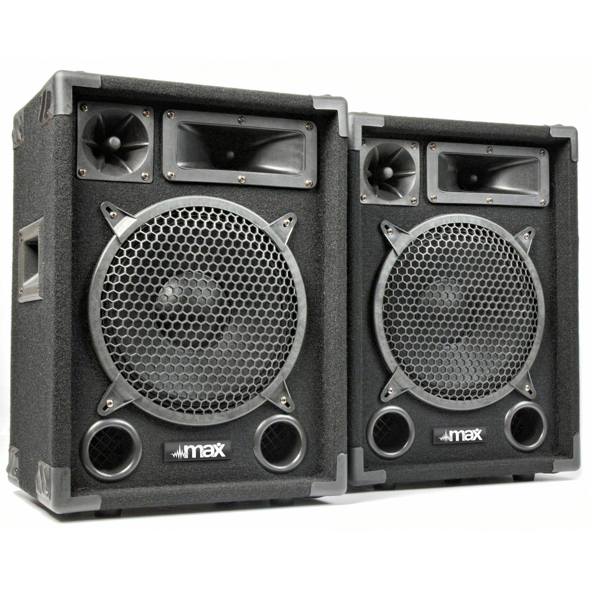 MAX Disco Speakerset MAX10 500W 10"