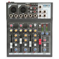 Retourdeal - Vonyx VMM-F401 4 kanaals muziek mixer met effect en USB speler