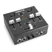 Retourdeal - Vonyx VDJ2USB - 3 kanaals stereo USB DJ mixer