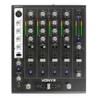 Retourdeal - Vonyx STM-7010 Mixer 4-Kanaals DJ Mixer met USB