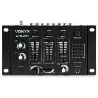 Vonyx STM-2211B 4-Kanaals mengpaneel - Zwart