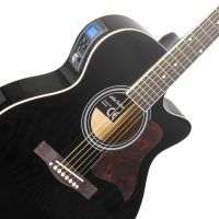 MAX ShowKit elektrisch akoestische gitaarset met 40W versterker - Zwart