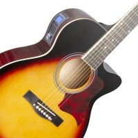 MAX ShowKit elektrisch akoestische gitaarset met 40W versterker - Sunburst