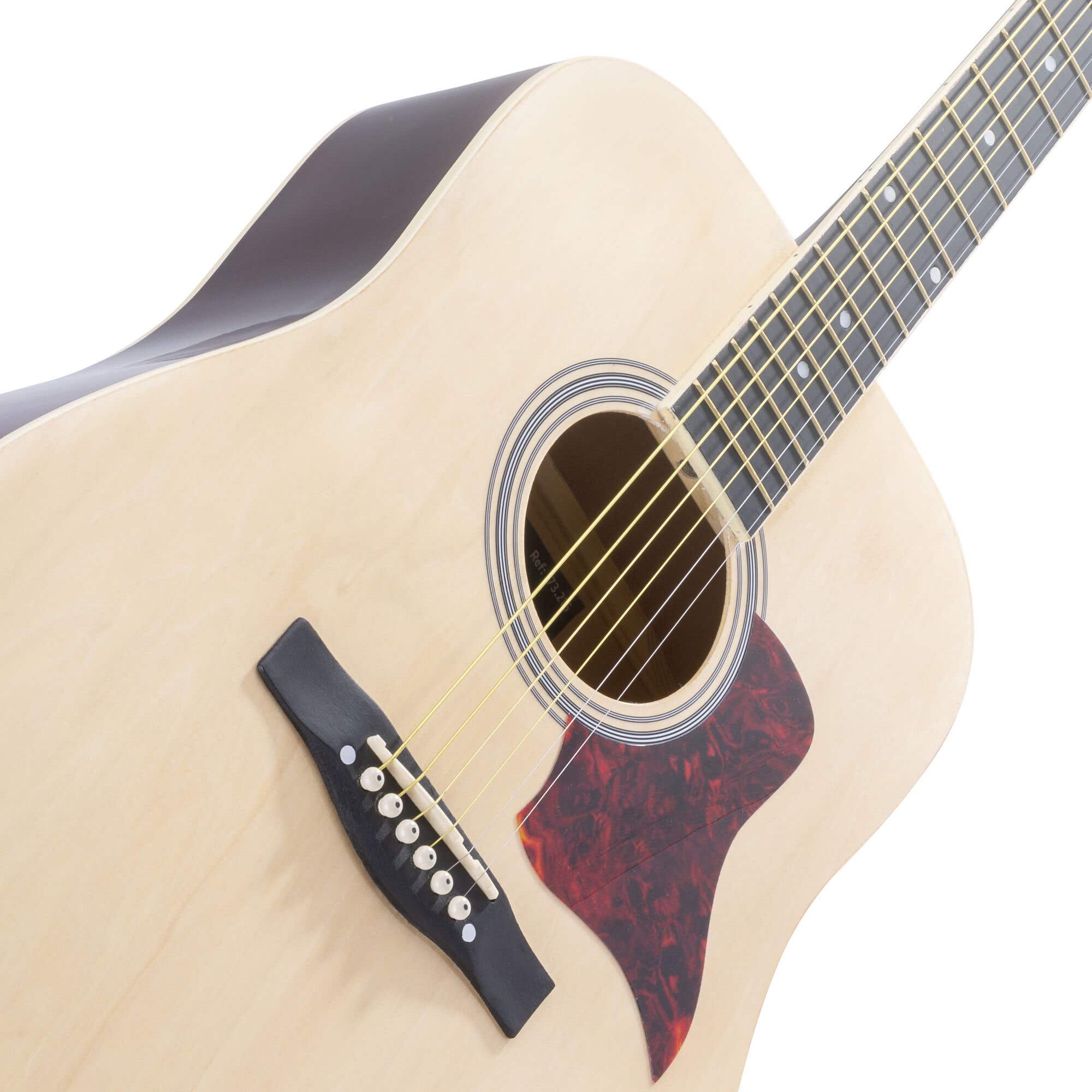 Akoestische Gitaar Starterset - MAX SoloArt - Met Klassieke Gitaar/Spaanse Gitaar, gitaarstandaard, gitaar stemapparaat, gitaartas en accessoires - Blauw