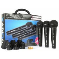 Vonyx VX1800S Dynamische microfoonset van 3 microfoons
