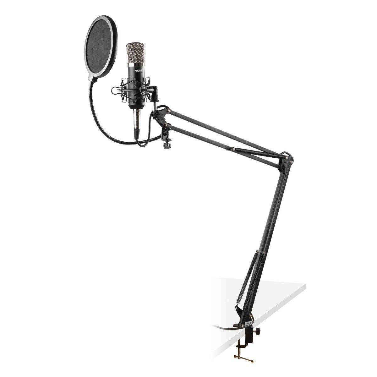 Kleuterschool warm Zuinig Vonyx Studio set met condensator microfoon, arm en popfilter kopen?