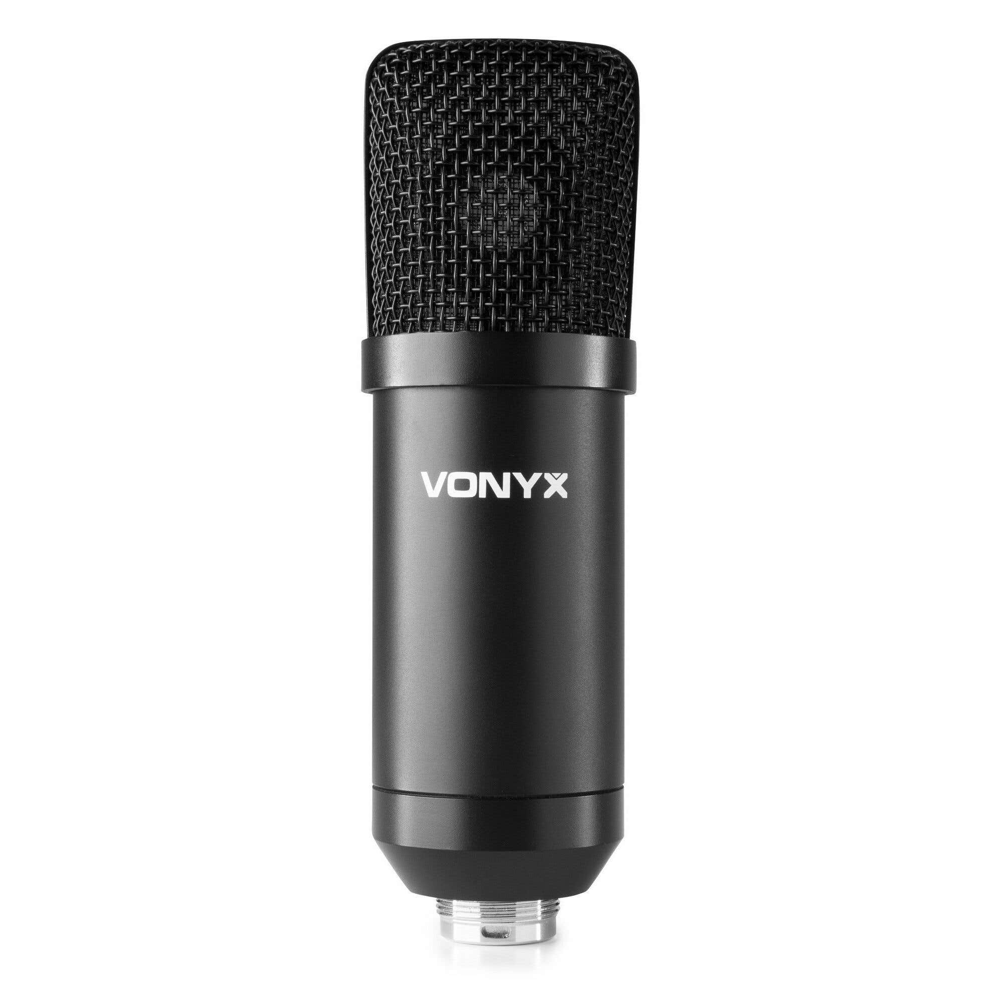 Vonyx CM300B USB studio condensator microfoon - Zwart