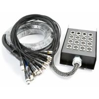 PD Connex Stage Snake 12-in 4-out XLR 15 meter