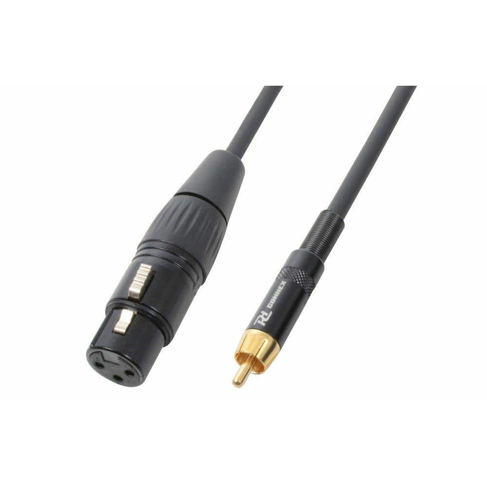 PD Connex Kabel XLR Female - RCA Male 3.0m