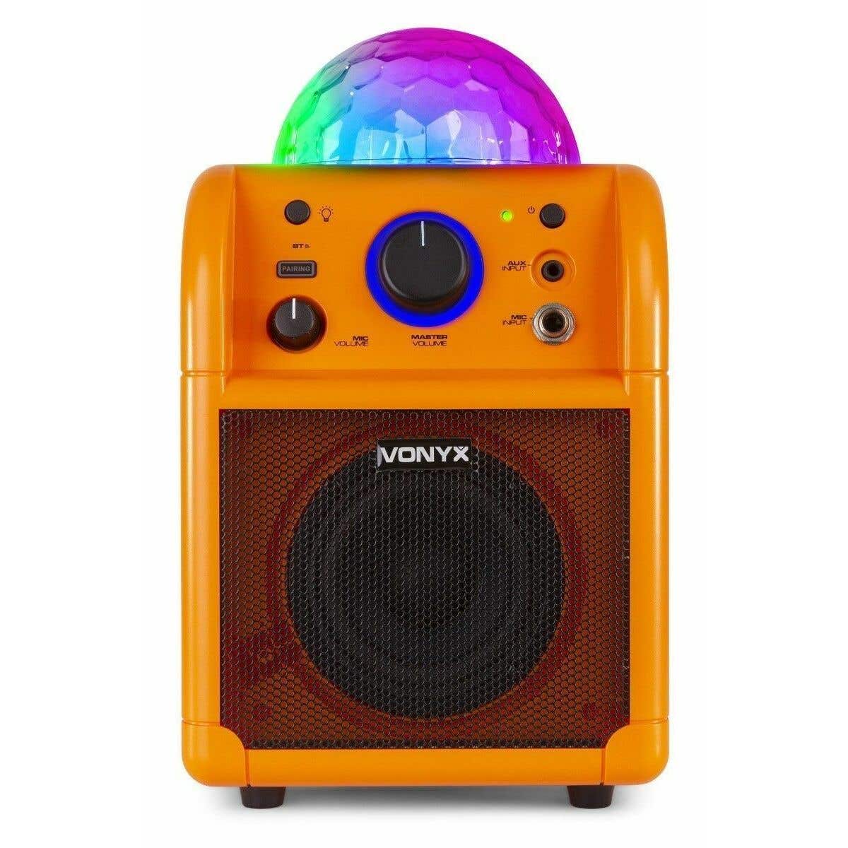 Vonyx SBS50P karaoke set met Bluetooth en LED karaoke microfoon – Roze