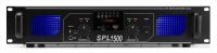 SkyTec 2 x 750W DJ PA versterker SPL1500MP3 met USB MP3 speler