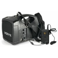 Retourdeal - Vonyx ST012 draagbaar PA systeem met draadloze headset microfoon