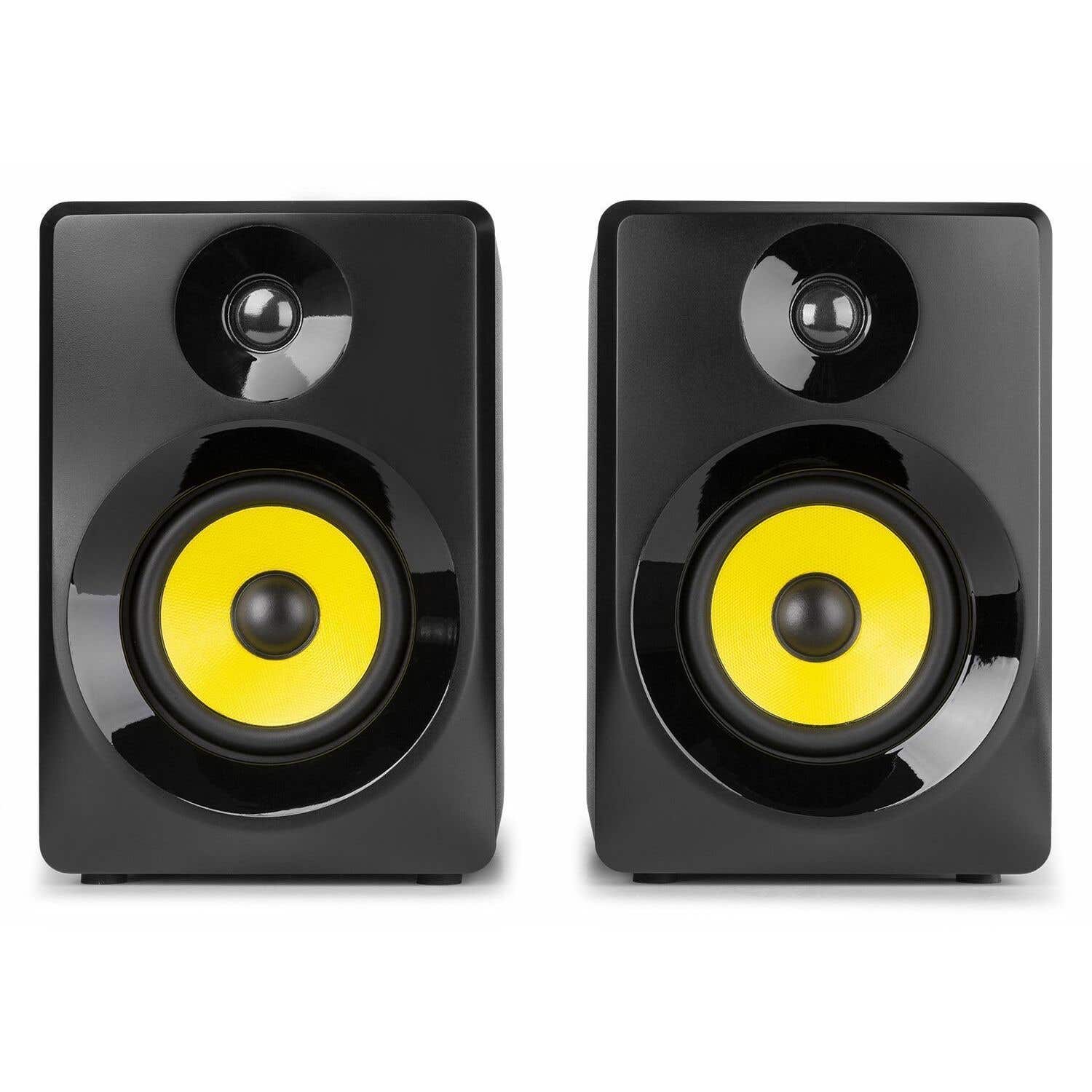 Vonyx SMN40B actieve studio monitor speakers 100W - Zwart