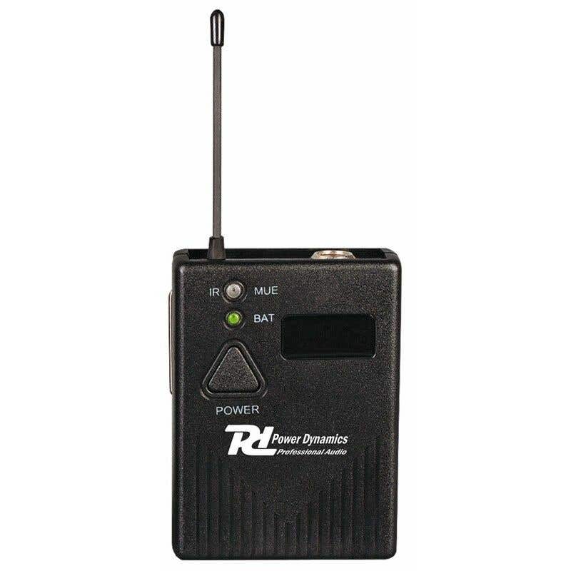 Power Dynamics PDB1 Bodypack zender UHF Mini XLR