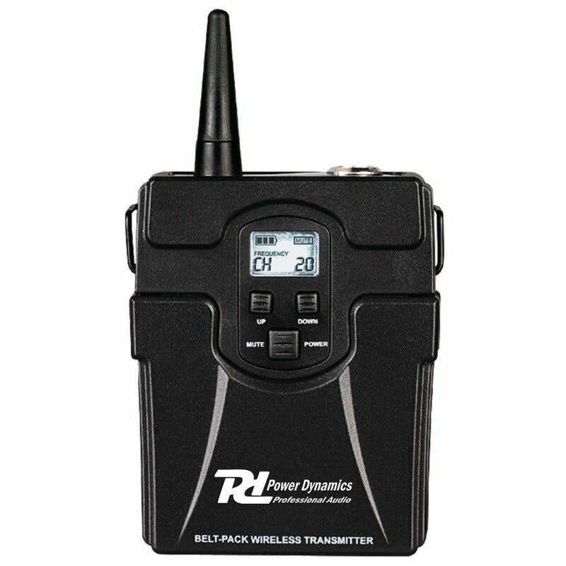 Power Dynamics PDB2 Bodypack zender UHF mini XLR