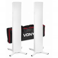 Vonyx DJP165 set van 2x luidspreker standaard / lichtstatief met hoezen en tas
