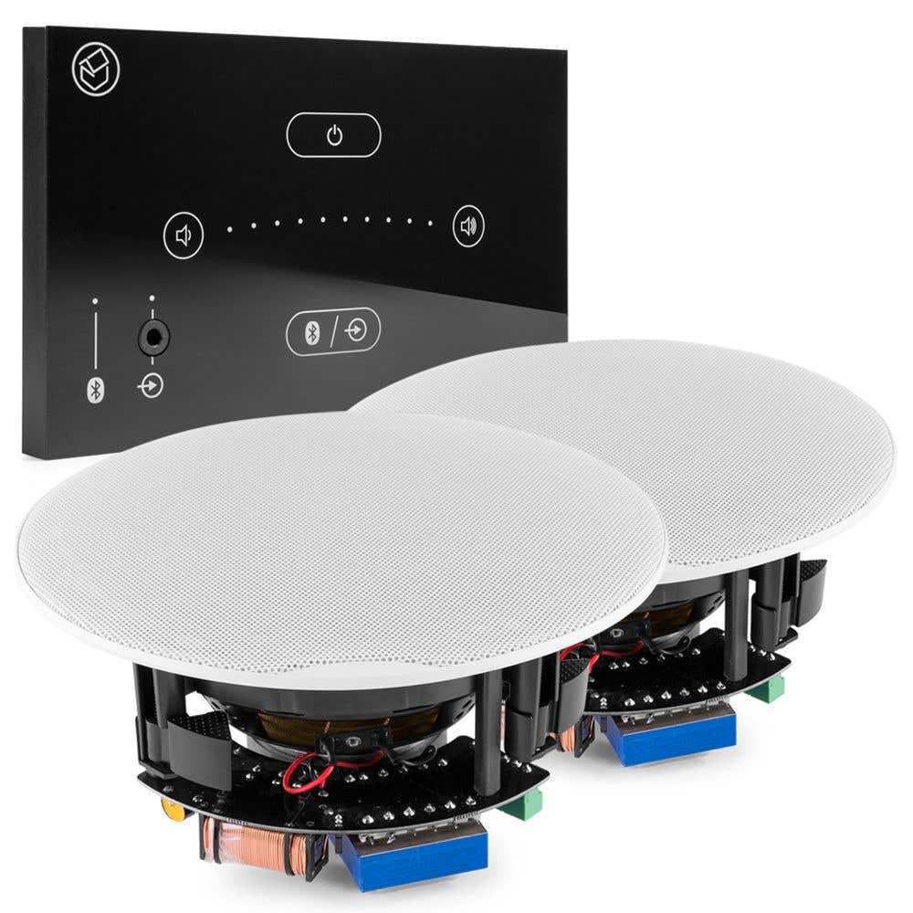 Systemline E50 Bluetooth inbouw versterker met 2 plafondspeakers