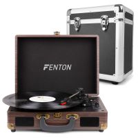 Fenton RP115B platenspeler met Bluetooth en platenkoffer