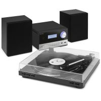 Audizio Arles DAB stereo set met platenspeler, CD, Bluetooth, mp3 en FM radio