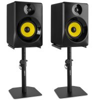 Set actieve studio monitors met standaard voor home studio SMN40B 100W - Zwart
