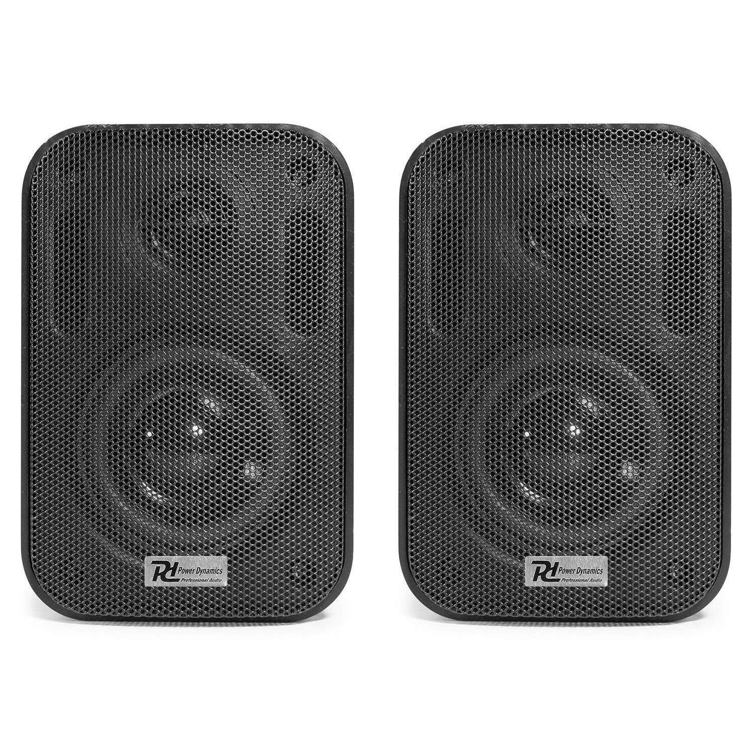 Power Dynamics BC30V Zwarte 60W speakerset 100V / 8 Ohm, ook voor buiten