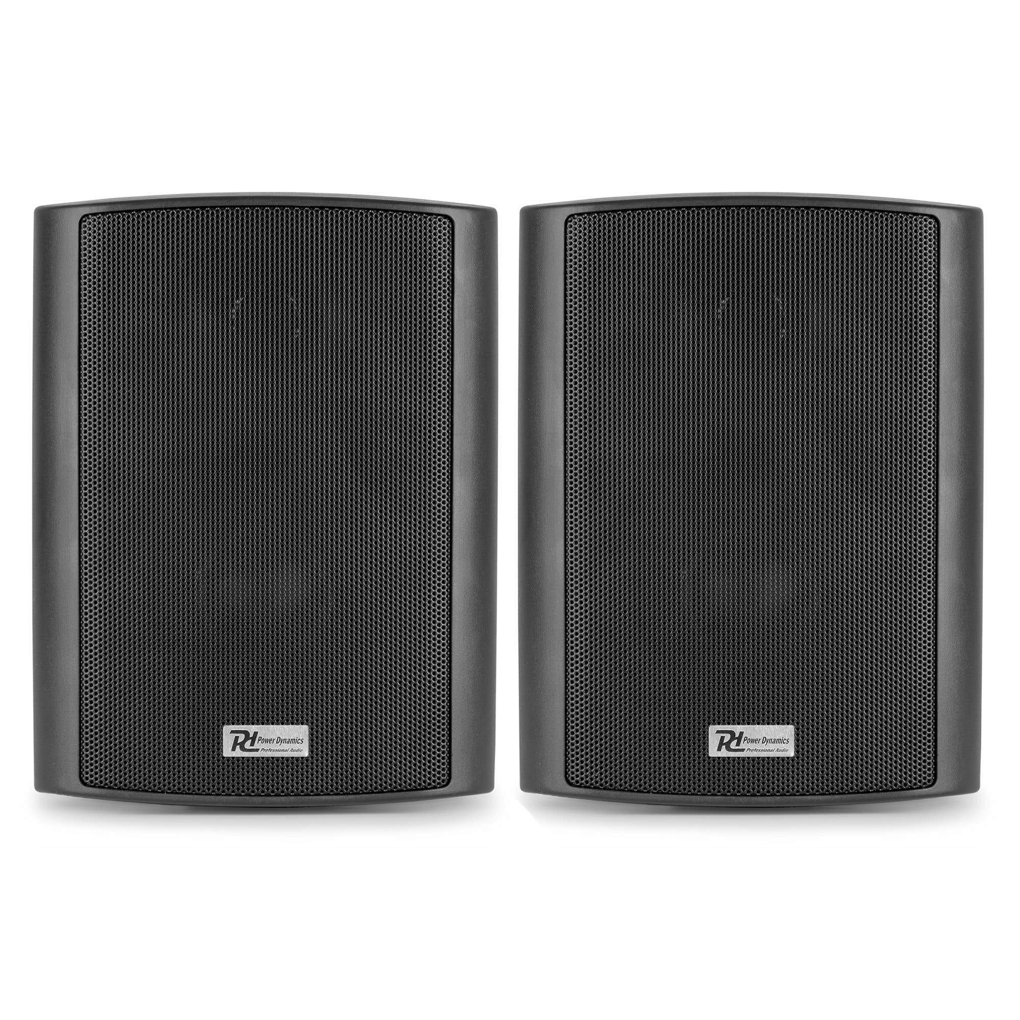 Power Dynamics BC40V Zwarte 100W speakerset 100V / 8 Ohm, ook voor buiten