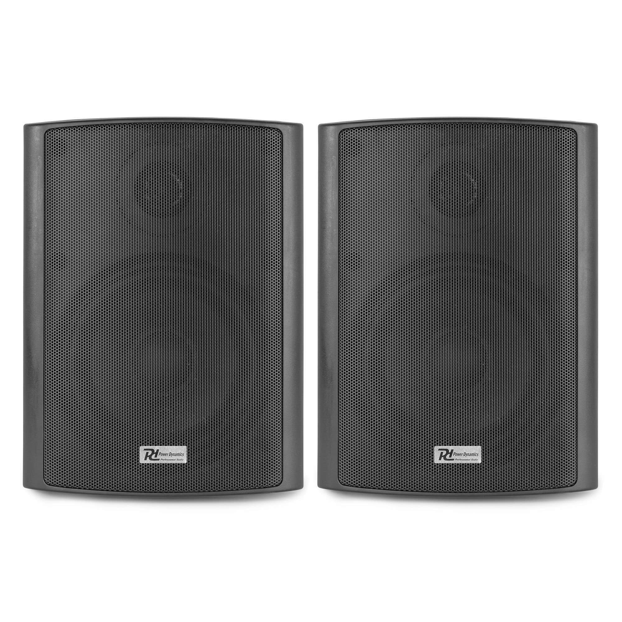 Power Dynamics BC50V Zwarte speakerset voor 100V en 8 Ohm - 120W