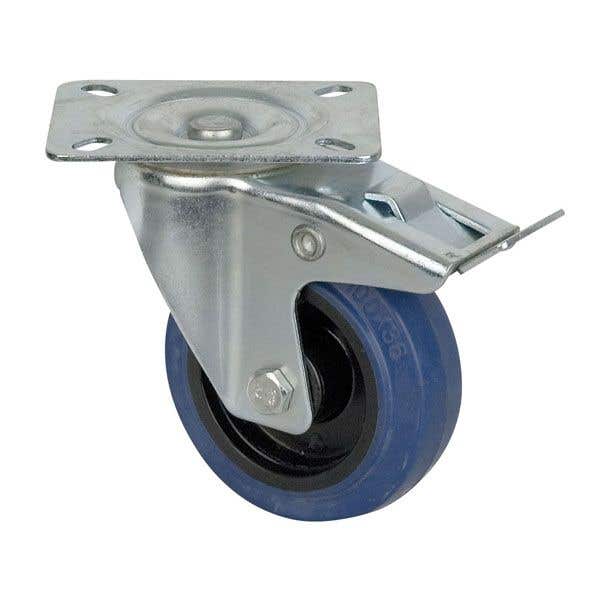 DAP-Audio Blue Wheel, 100 mm met rem
