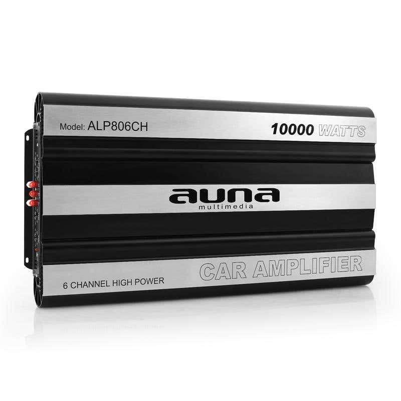Auna 10.000 Watt ALP806CH 6-kanaals MOSFET auto versterker