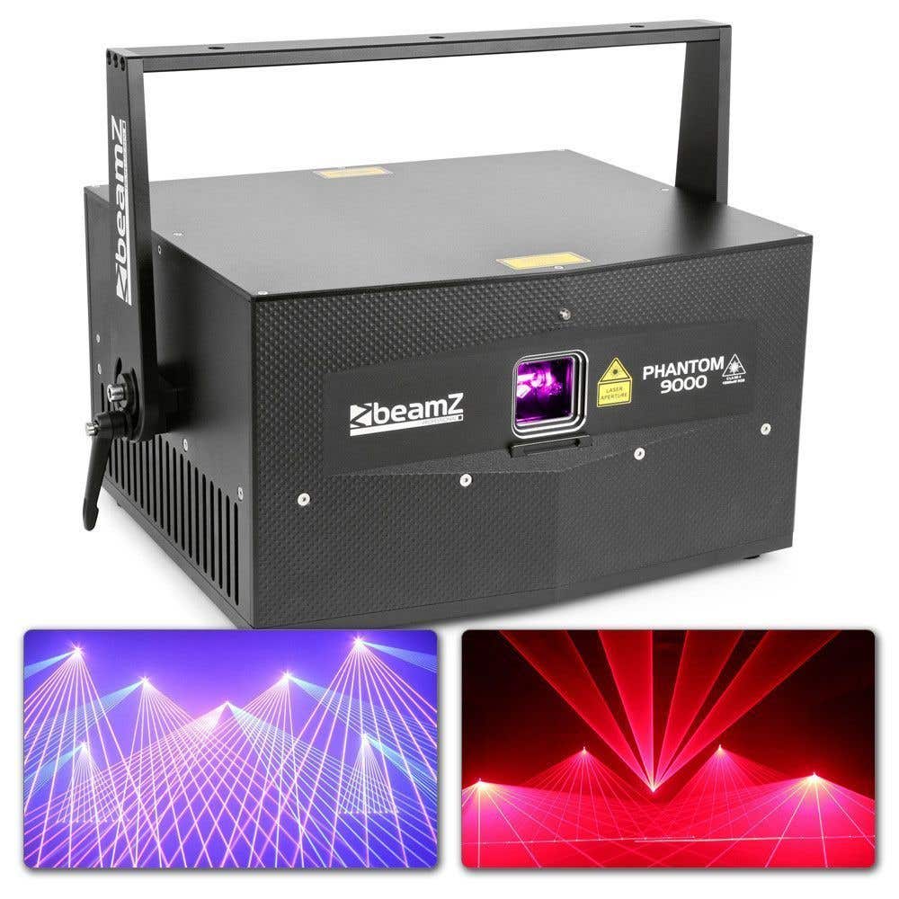 BeamZ Phantom 9000 Pure Diode analoge 9000mW RGB Laser