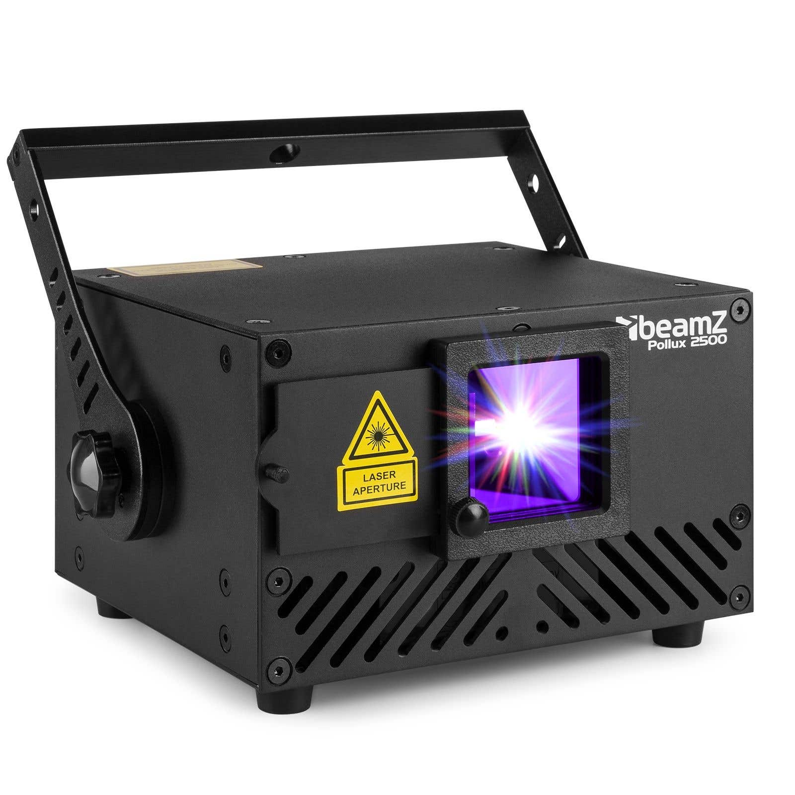 BeamZ 2500 Pollux laser RGB - Multicolor 2500mW analoge laser - DMX en ILDA 