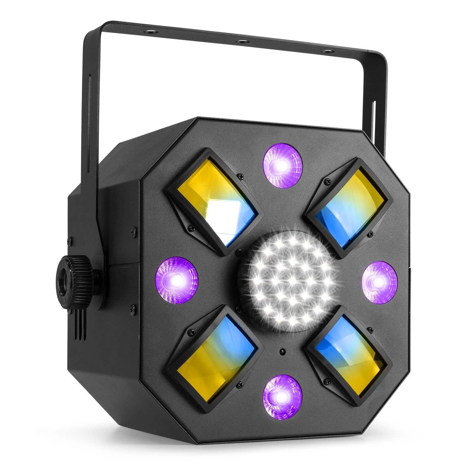 BeamZ MultiAce3 LED effect 3-in-1 - Discolamp - Derby - Stroboscoop - Black light