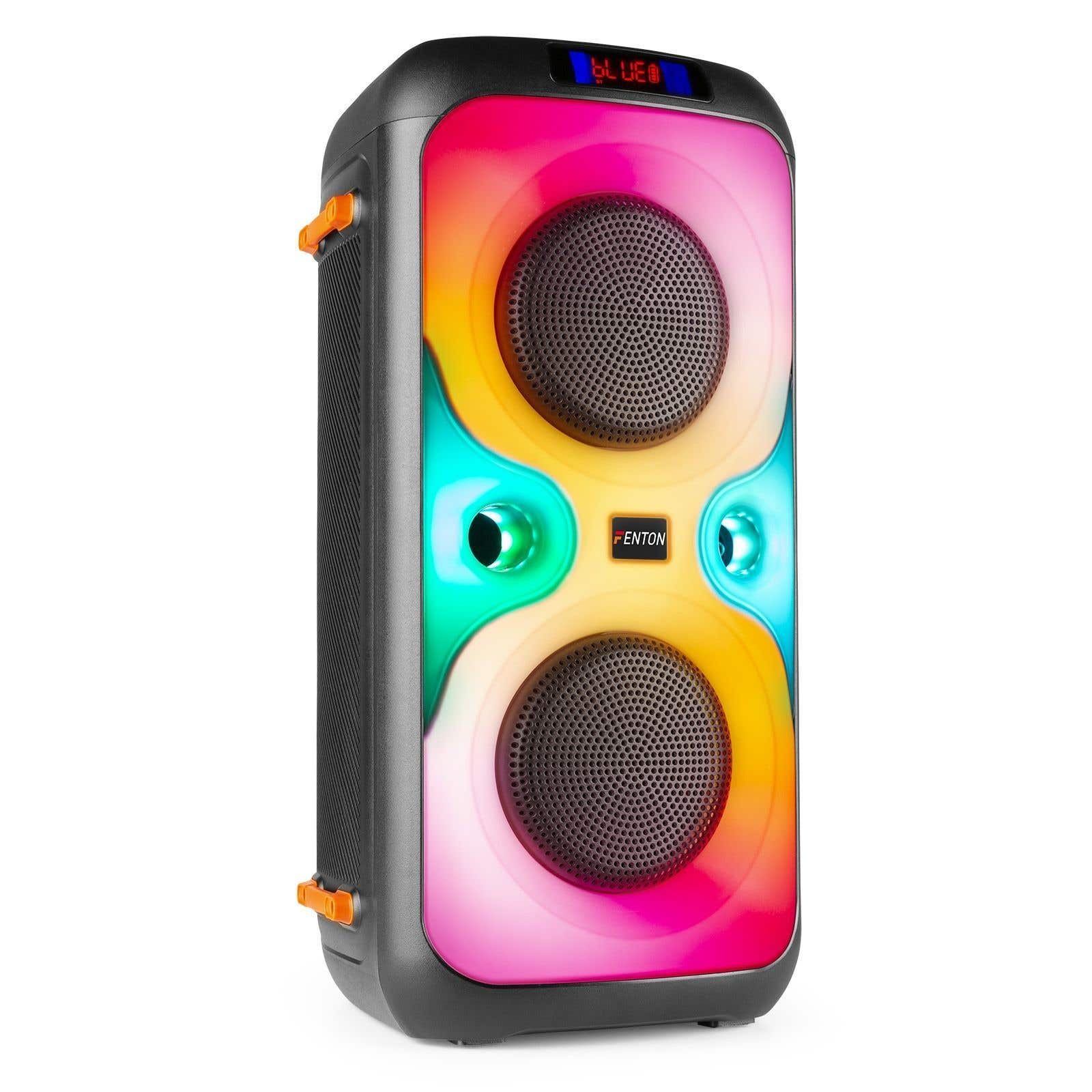 Fenton BoomBox440 - Accu partybox met microfoon en LED's - 180W