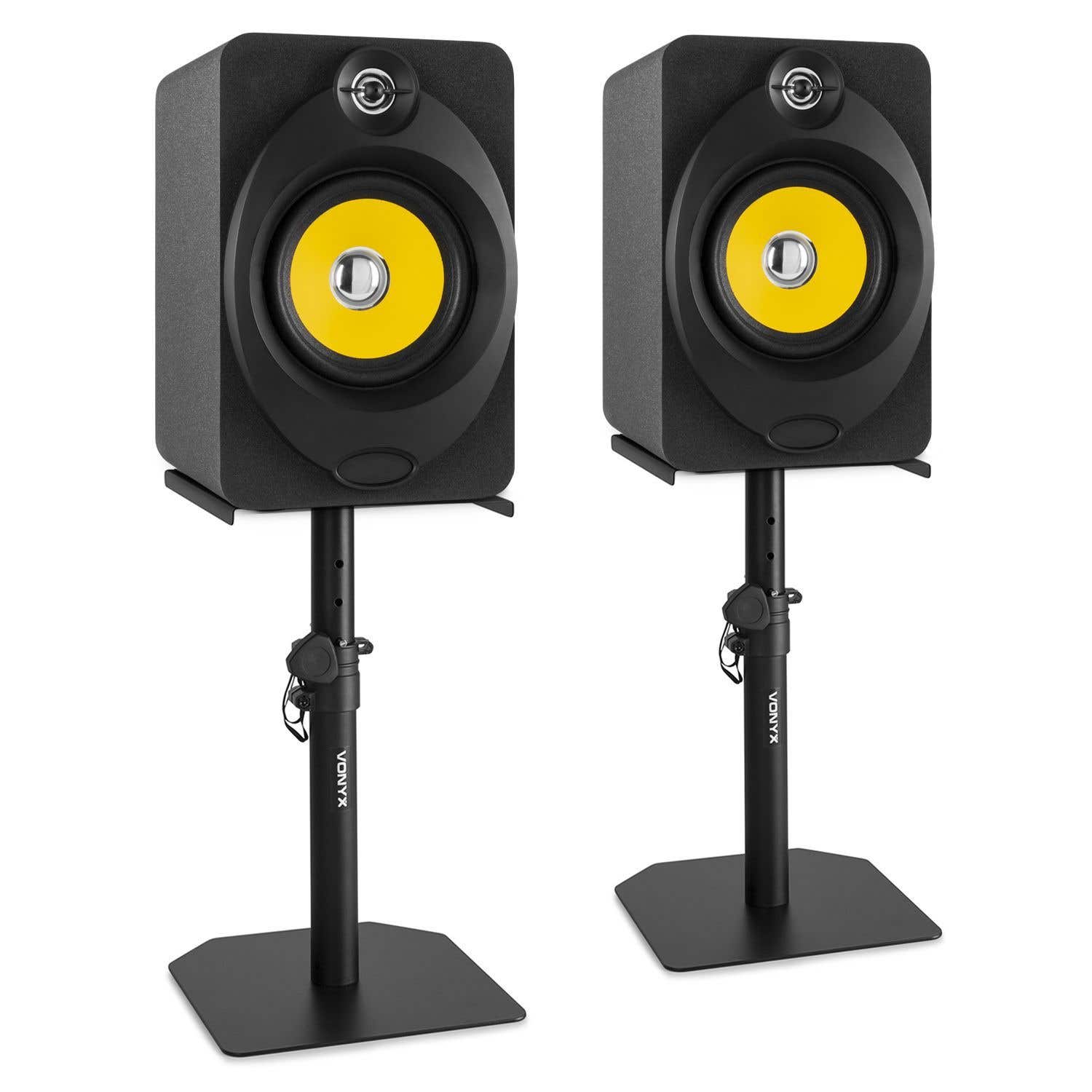 Studio speakers - Vonyx XP50 stereo studio speakers 100W met o.a. Bluetooth en mp3... | bol