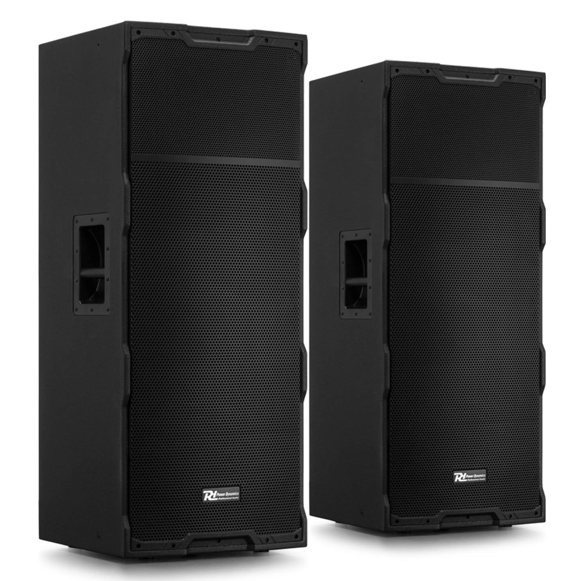 Power Dynamics PDY2215A duo actieve speakerset - 2x 15 inch - 1600W - zwart