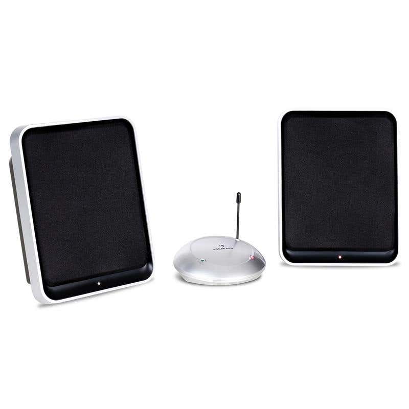 Auna actieve draadloze 400 Watt UHF-luidsprekerset