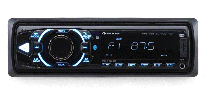 Auna MD-150-BT Autoradio MP3 USB SD RDS AUX Bluetooth