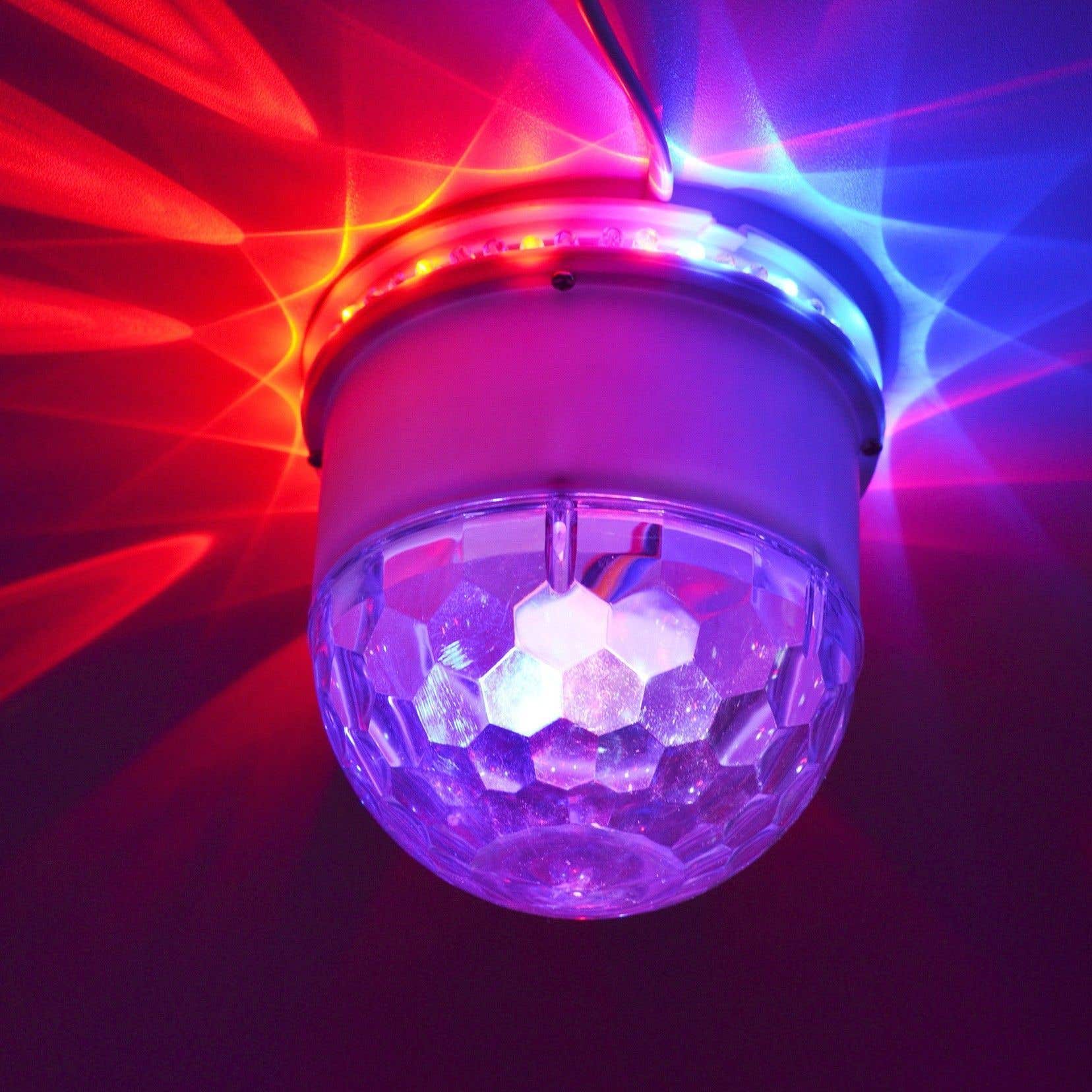 MAX LED lichteffect Spinning Sunflower met Jelly Ball