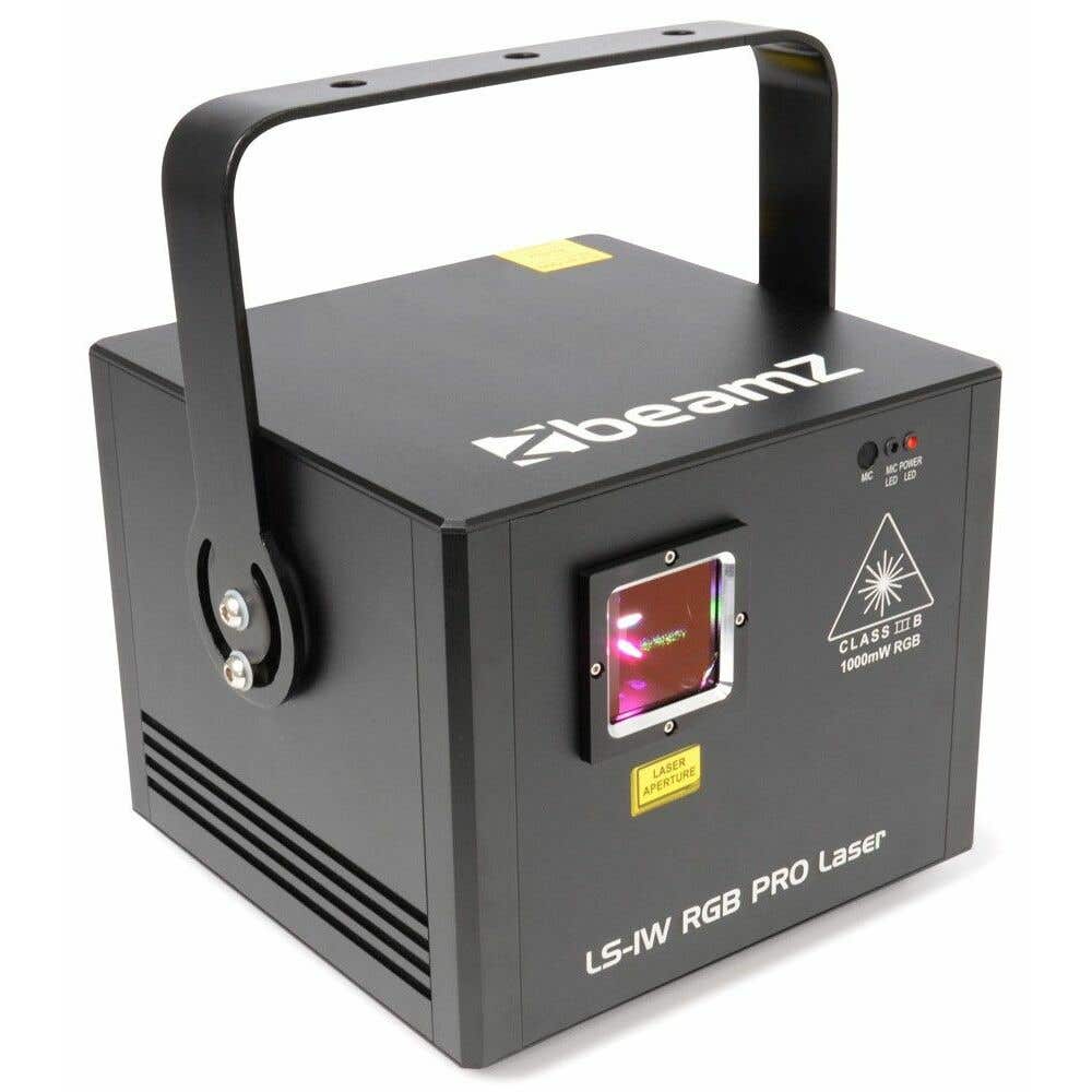 BeamZ LS-1W RGB Animatie laser