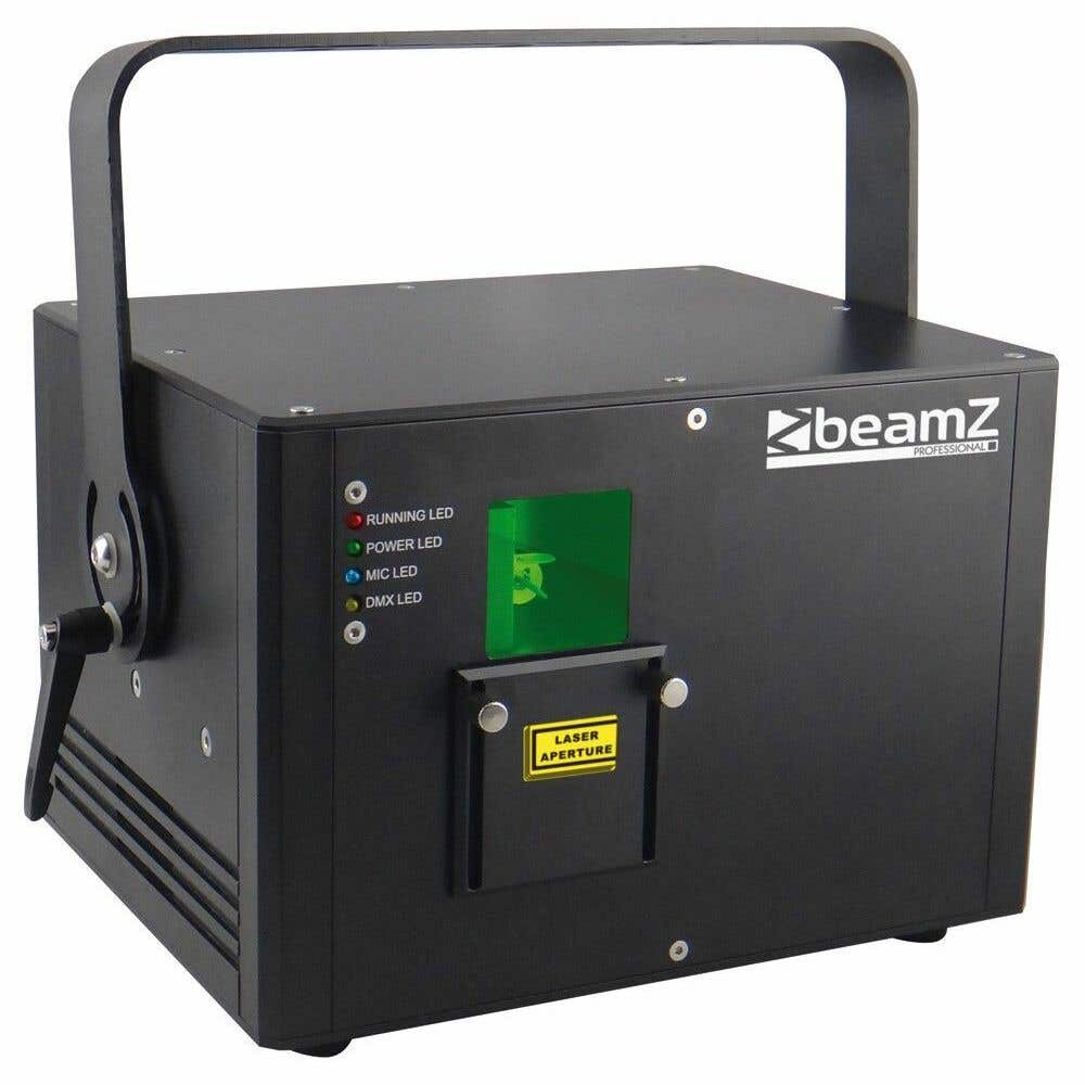 BeamZ Neso 1,5W RGB Analoog PROLaser DMX