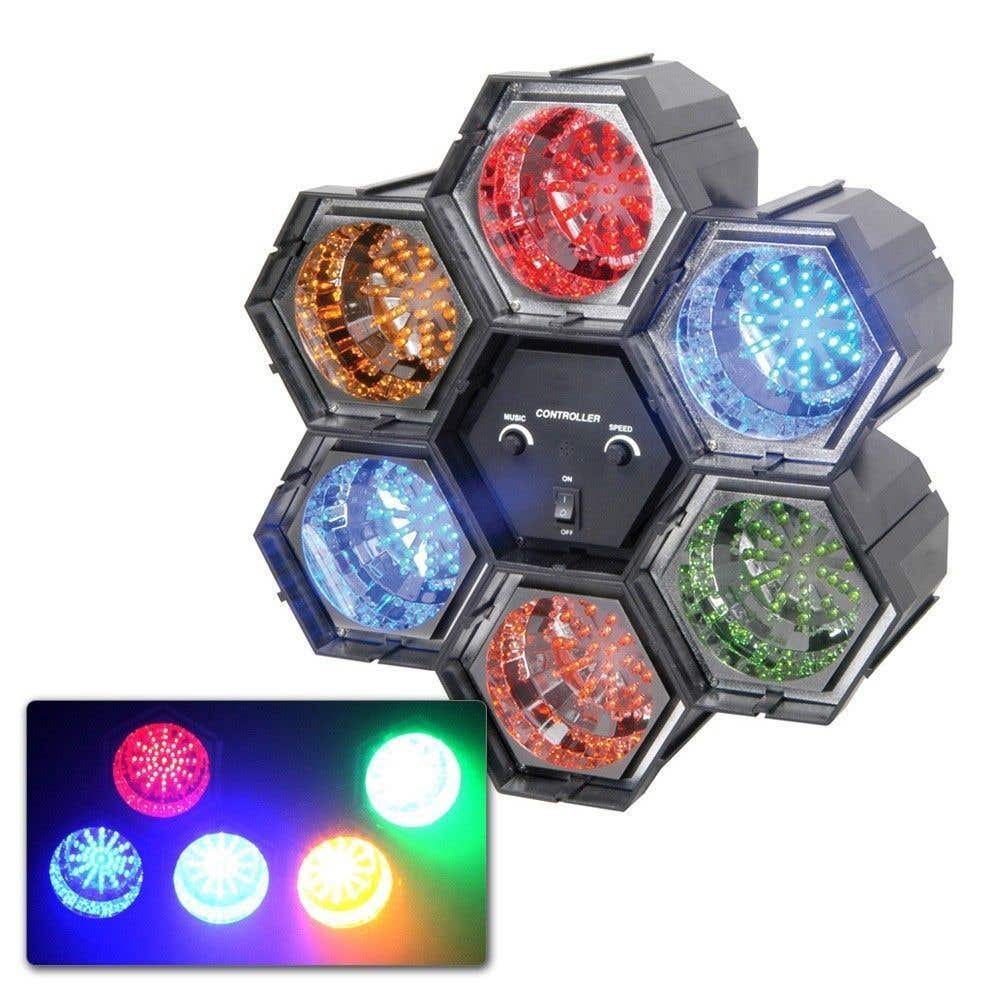 BeamZ 6-Kanaals LED Lichtorgel Discolampen