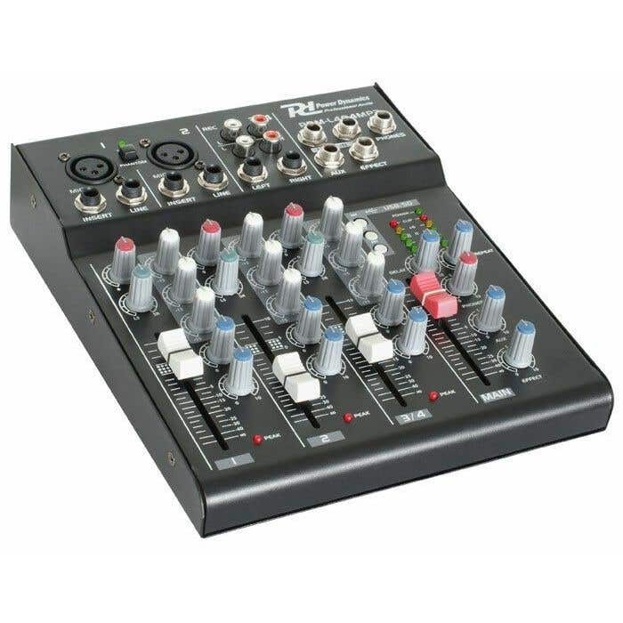 Power Dynamics PDM-L404MP3 Stage Mixer 4-kanaals