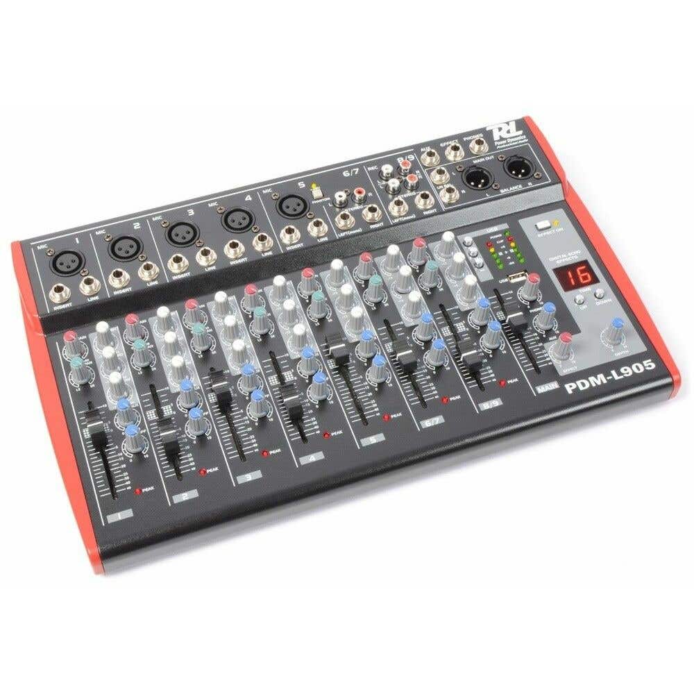 Power Dynamics PDM-L905 9-kanaals Live Mixer