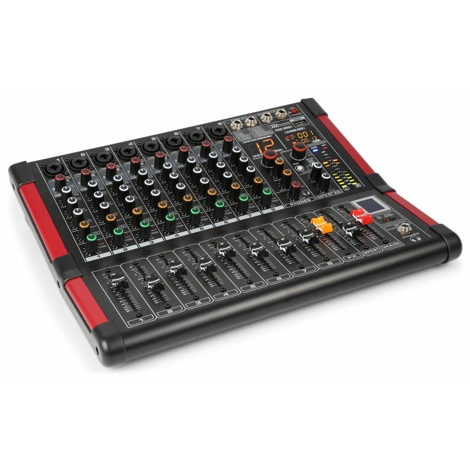Power Dynamics PDM-M804 8 kanaals muziek mixer