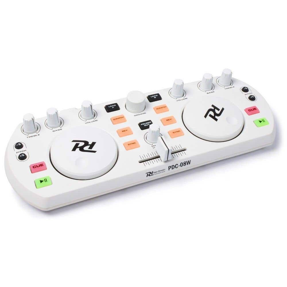 Power Dynamics PDC-08W Witte Midi Controller