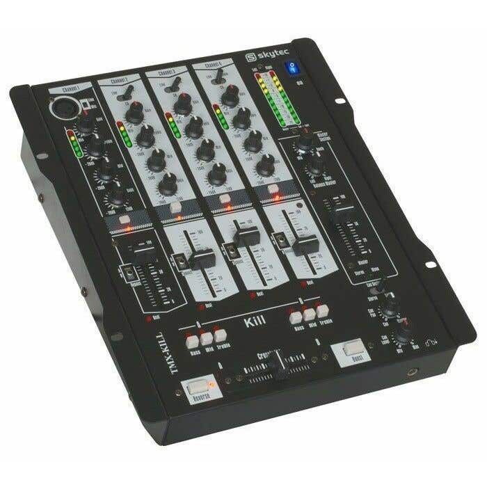 SkyTec STM-3003 4-Kanaals Mengpaneel Mixer met Equalizer