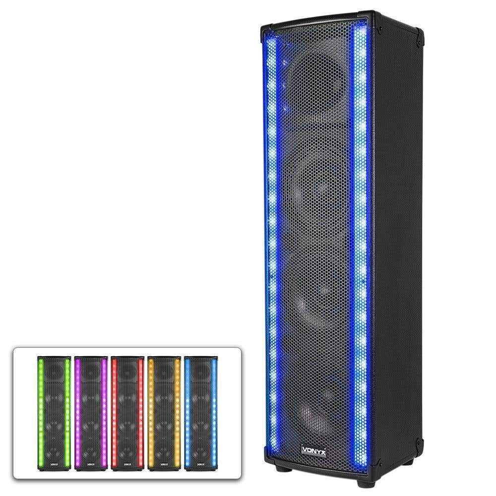 2e keus - Vonyx LM80 LightMotion Bluetooth speaker met LED sfeerlicht