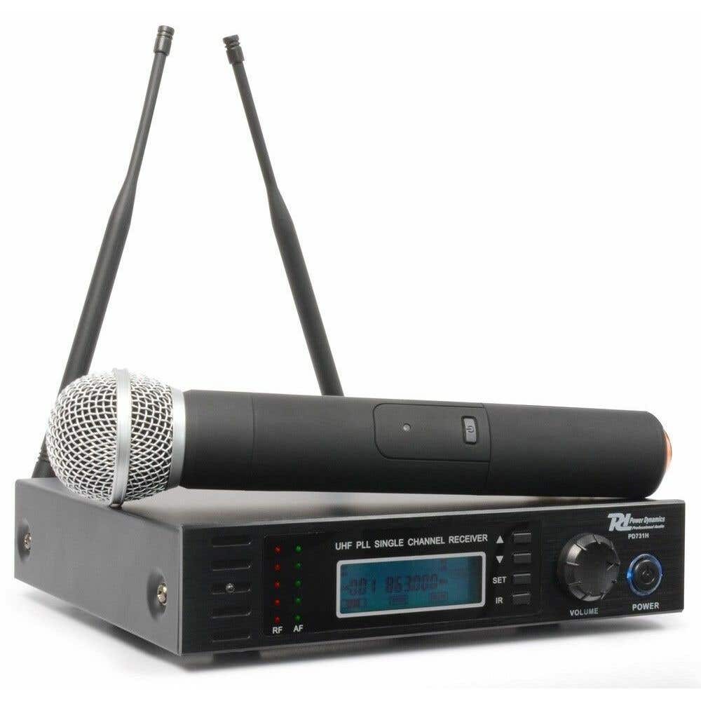 PD731H 16-Kanaals UHF Draadloos Microfoonsysteem True Diversity incl. 1 microfoon