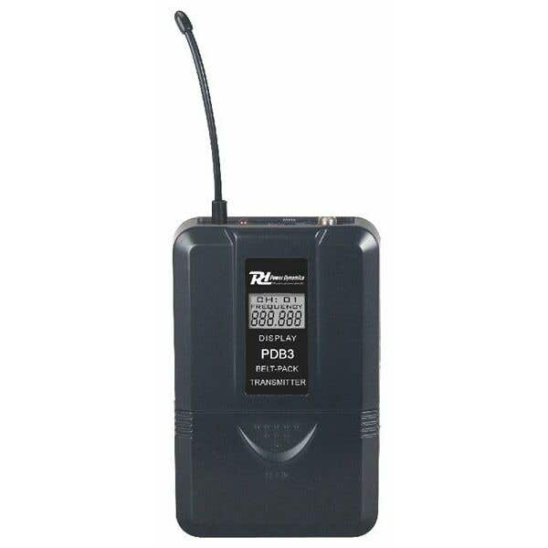PDB3 Bodypack zender UHF screw mini Jack