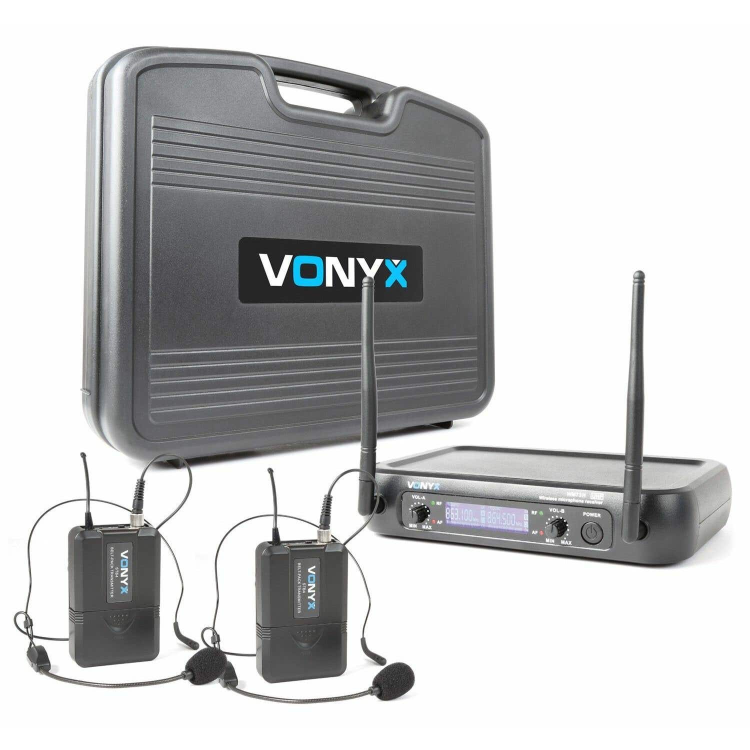 Vonyx WM73H Draadloze microfoonset UHF - dubbele headset